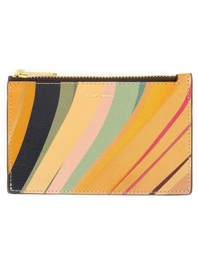 Paul Smith Card Holder "dusky Swirl"
