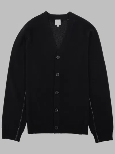 Paul Smith Cardigan In Lana Merino In Black