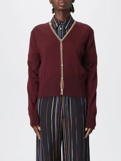Paul Smith Cardigan  Woman Color Burgundy