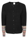 Paul Smith Womens Knitted Cardigan Button Thru In Black