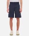 Paul Smith Dark Blue Cargo Shorts In Blue