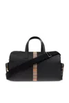 Paul Smith Black Signature Stripe Duffle Bag In Black