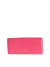 Paul Smith Leather Wallet In Fucsia