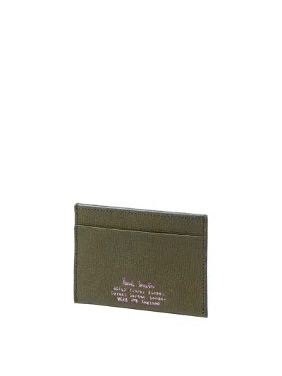 Paul Smith Card Holder In Green