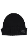 Paul Smith Cashmere And Wool Cap In Black