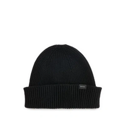 Paul Smith Cashmere Beanie In Black