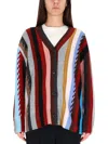 Paul Smith Graphic Print Crew Neck Short Sleeve Top In Multi