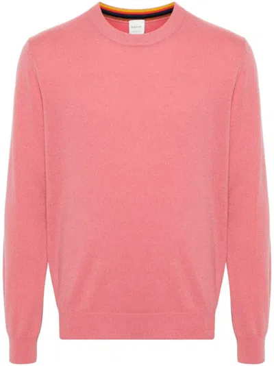 Paul Smith Pink Cashmere Crew Neck Sweater