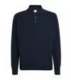 Paul Smith Cashmere Polo Sweater In Blue