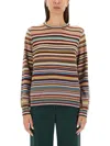 Paul Smith Signature Stripe Sweater In Multicolour
