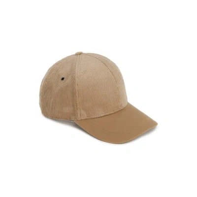 Paul Smith Linen Baseball Cap In Neutral