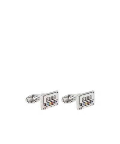 Paul Smith Cassette Cufflinks In Silver