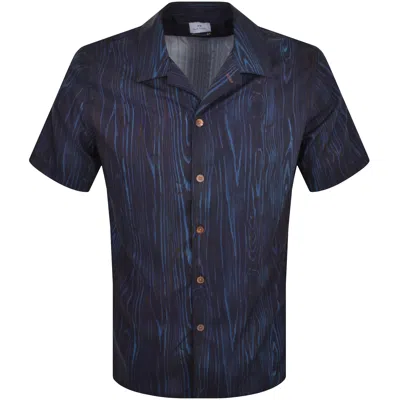 Paul Smith Casual Fit Short Sleeved Shirt Navy