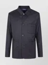 Paul Smith Casual Jacket With Four Buttons And Pockets In Blue