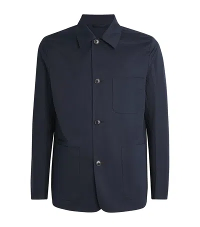 Paul Smith Casual Lightweight Jacket In Blue