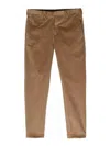 Paul Smith Mid-rise Tapered Trousers In Brown