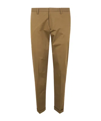 Paul Smith Casual Pants With Belt Loops In Brown