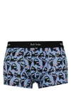 Paul Smith Blue 'cat' Print Boxer Briefs In Blue