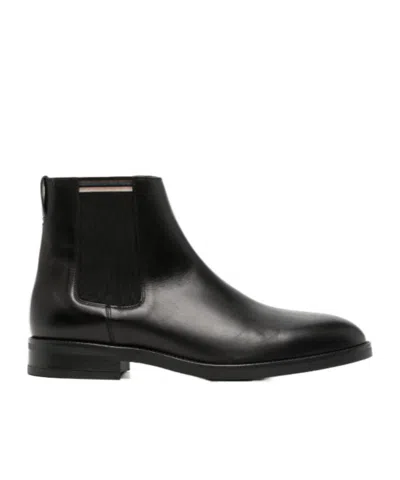 Paul Smith Cedric Leather Boots In Black