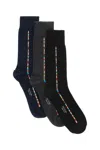 Paul Smith Central Signature Stripe Socks In Multicolor