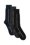 Paul Smith Central Signature Stripe Socks In Mixed Plate 1 (blue)