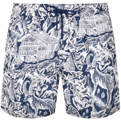 PAUL SMITH PAUL SMITH CHALET SWIM SHORTS DARK NAVY