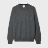 Paul Smith Charcoal Cashmere Crew Neck Sweater Grey In Gray