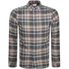 Paul Smith Ps By  Check Long Sleeve Shirt Black In Black