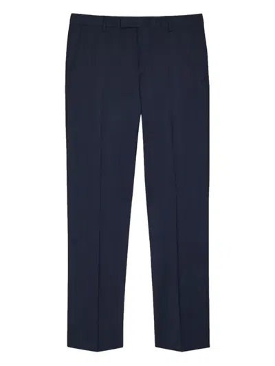 Paul Smith Checked Pants In Blue
