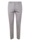 Paul Smith Checked-pattern Tailored Trousers In Brown