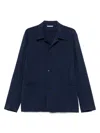 Paul Smith Relaxed Fit Jacket Multiple Pockets In Blue