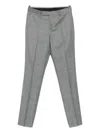 Paul Smith Checked Trousers In Gray