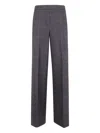 Paul Smith Checked Trousers In Gray