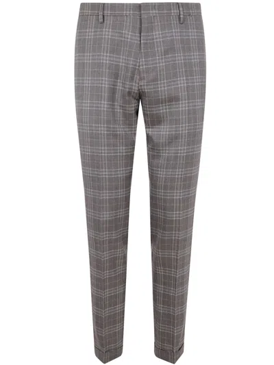 Paul Smith Checked Trousers In Beige