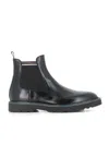 Paul Smith Black Leather 'argo' Boots In Black