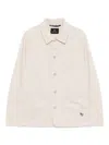 Paul Smith Utility Jacket Workwear Four Pockets In Neutral
