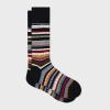 Paul Smith Chunky 'signature Stripe' Ribbed Socks Multicolour