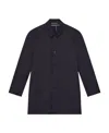 Paul Smith Classic-collar Cotton Trench-coat In Black