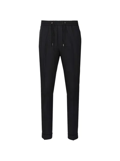 Paul Smith Classic Linen Trousers For Men In Navy