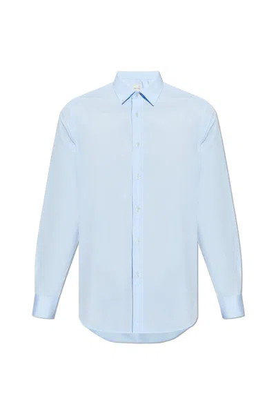 Paul Smith Signature Detail Regular Shirt In Blue