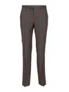 Paul Smith Classic Straight-leg Trousers With Smooth Finish In Multi
