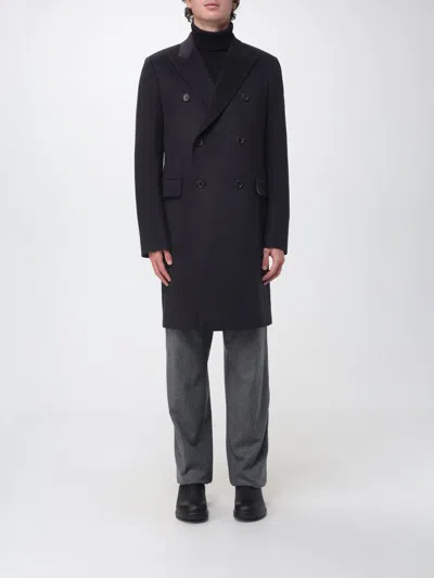 Paul Smith Coat Men Color Navy In Blue