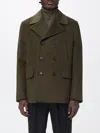 Paul Smith Double-breasted Coat In Green