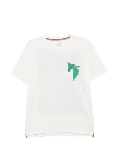 Paul Smith Collage Print T-shirt In White