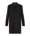 Paul Smith Collared Long-sleeved Coat In Transparent