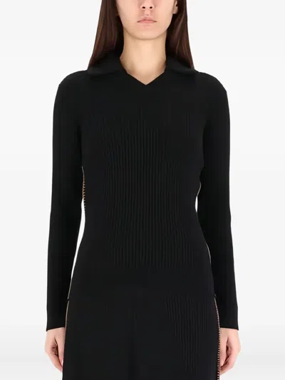 PAUL SMITH COLLARED-RIBBED KNITWEAR