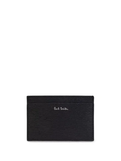 Paul Smith Colour-block Cardholder In Brown