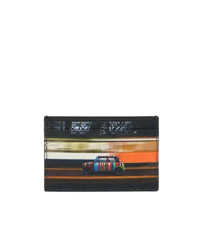 PAUL SMITH PAUL SMITH CARD CASE WITH PRINT