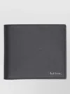Paul Smith Compact Logo Wallet Bi Fold Design In Gray