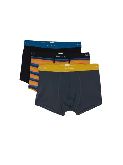 Paul Smith Confection Of Three Boxer Shorts In Multicolour